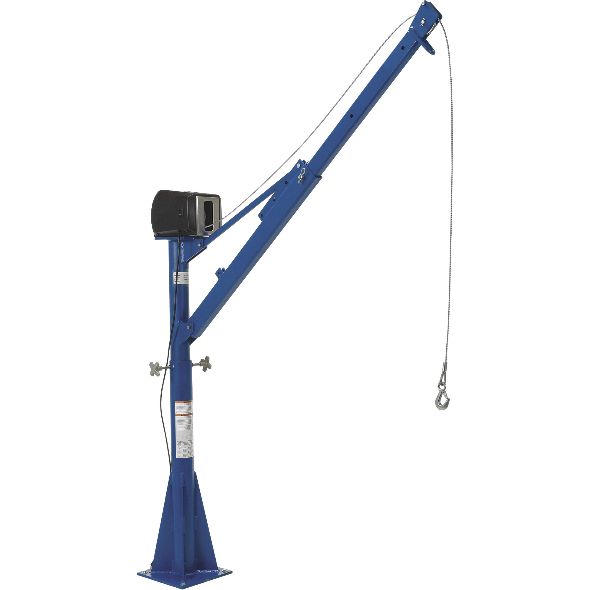 Vestil AC Powered Lift Jib Crane - 1500-Lb. Capacity, 25ft. Cable, 360° Swivel, Model# WTJ-E-15-3-AC-CSA